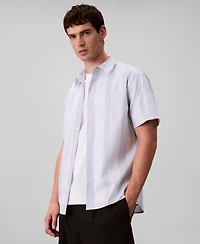 Calvin Klein Men's Classic Fit Striped Shirt