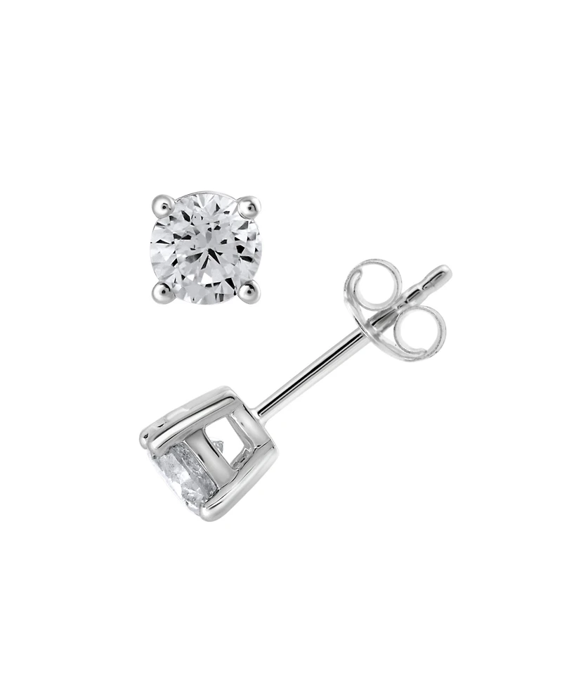 Macy's Diamond Stud Earring (5/8 ct. t.w.) in 14K White Gold