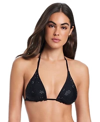 Red Carter Glitz and Glamour Classic Triangle Bikini Halter Bra