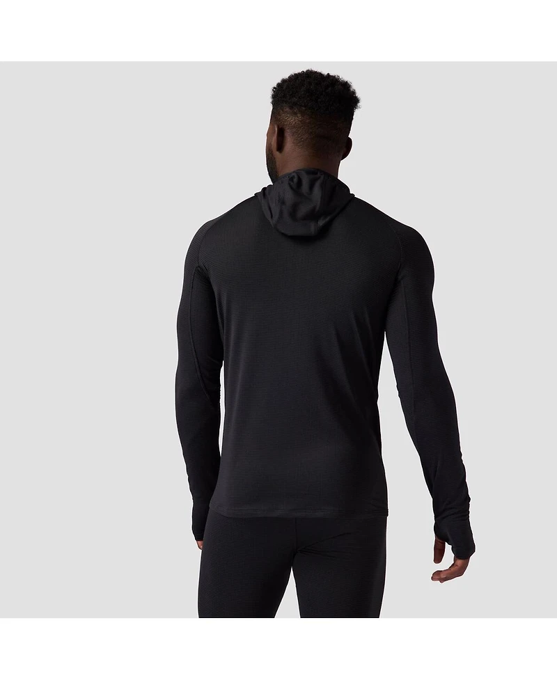 Backcountry Men's Pines Microgrid Ultra-Lt Baselayer 1/2-Zip Scuba Top Lightweight Long Underwear Tops