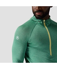 Backcountry Men's Pines Microgrid Ultra-Lt Baselayer Zip Scuba Top Lightweight Long Underwear Tops