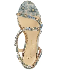 Jessica Simpson Women's Jaycin Barely-There Rhinestone Evening Sandals