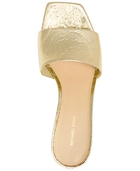 Michael Kors Women's Elyse Square Toe Mule Sandals