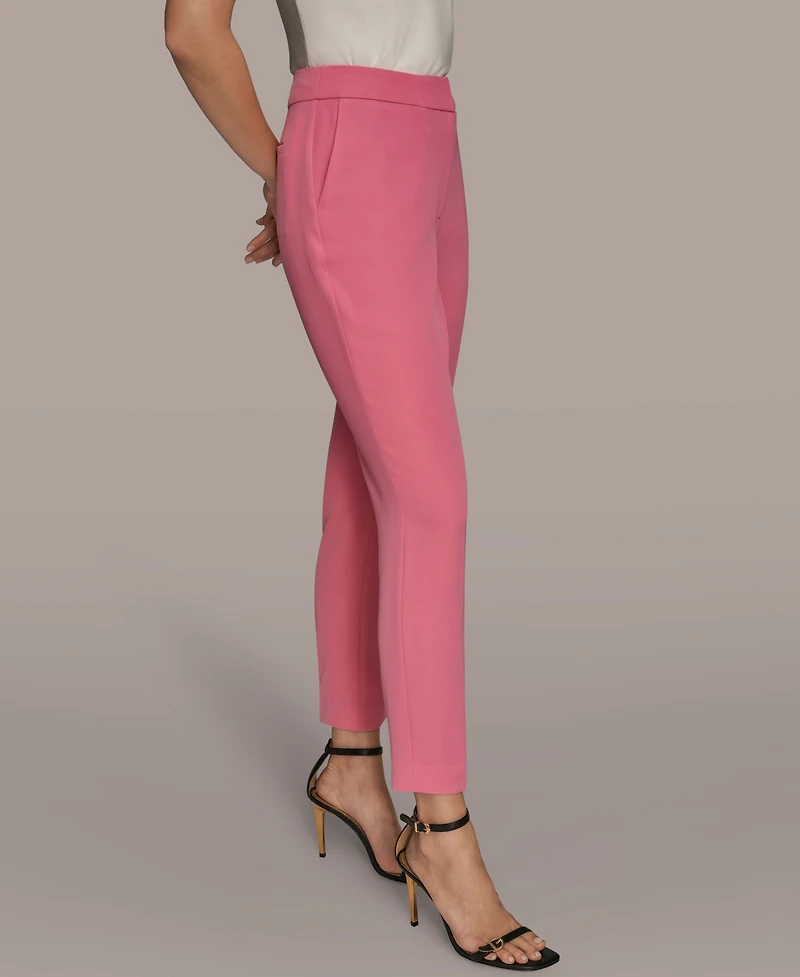 Donna Karan New York Women's Straight-Leg Ankle-Length Pants