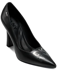 Dkny Women's Cinthia Sequin Logo Heel Pumps