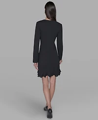 Karl Lagerfeld Paris Women's Double-Breasted Jacket Dress
