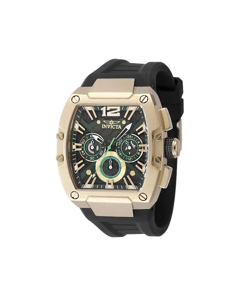 Invicta Men's 48468 Invicta Racing Quartz Chronograph Green, Black Dial Watch