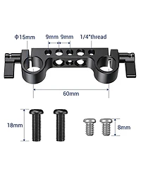 SmallRig Super Lightweight 15mm Railblock, 2-Pack