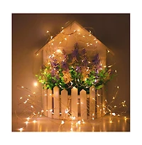 Twinkle Star Copper Wire String Lights Battery Operated Fairy Lights