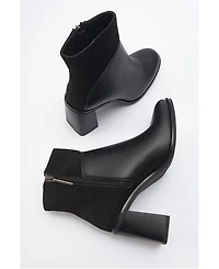 Prologue Shoes Ropa Block Heel Zip Boot (Women)