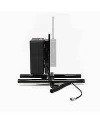 Core Swx 15mm Rail Mount Cheese Plate with 3-Stud Battery Plate and 10" 2-Pin Coil Cable for Blackmagic Pocket 4K & 6K