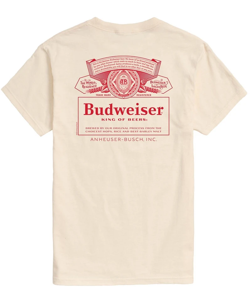 Airwaves Men's Budweiser Core Short Sleeve T-Shirt