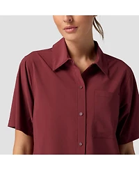 Backcountry Women's Slickrock Short-Sleeve Button-Up Jersey Mountain Bike Jerseys Short Sleeve