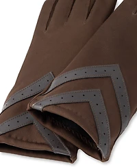 Isotoner Signature Women's Water-Repellent Heritage Chevron Gloves