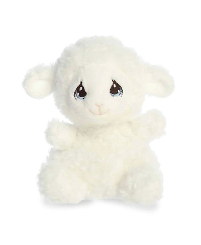 Aurora Mini Luffie Lamb Palm Pals Precious Moments Adorable Plush Toy White 5"
