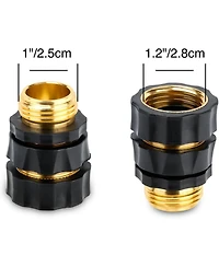 Twinkle Star Garden Hose Quick Connector Fitting Male and Female 8-Pack