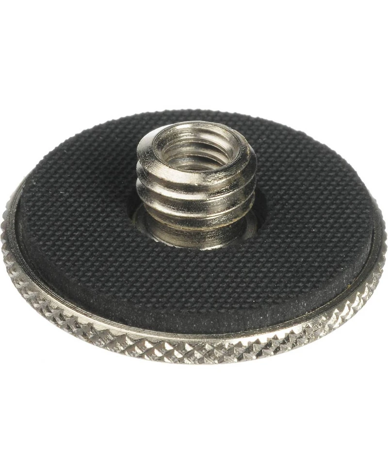 Manfrotto Mounting Adapter, 1/4"x20 Female Thread to 3/8" Male Thread Adapter with Knurled Flange. (#3367)