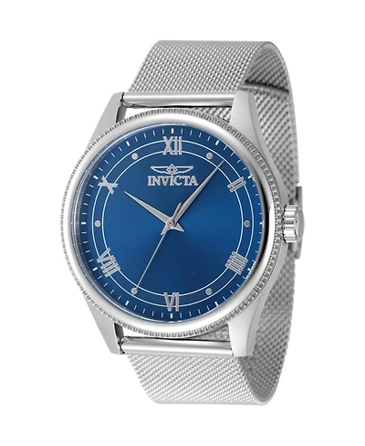 Invicta Men's 48478 Celestial Quartz 3 Hand Blue Dial Watch
