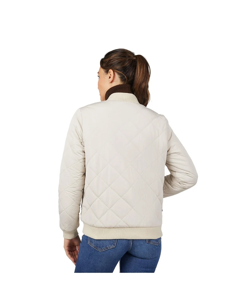Free Country Women's Stratus Lite Reversible Quilted Bomber Jacket