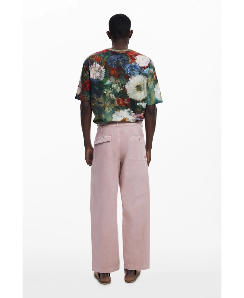 Desigual Men's Long pants with topstitching