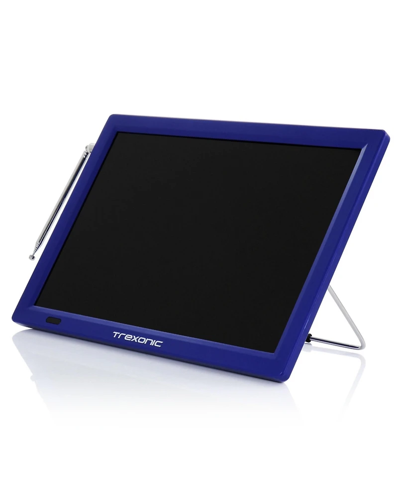 Trexonic Portable Rechargeable 14 Inch Led Tv with Hdmi, Sd/Mmc, Usb, Vga, Av In/Out and Built-in Digital Tuner