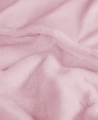 Juicy Couture Rabbit Mink Faux Fur Throw Blanket, 50" x 70"