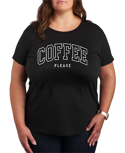 Coffee Please Women's Short Sleeve Graphic T-shirts