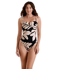 Mimi Flamingo Finn One-Piece Bandeau Swimsuit