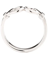 Lauren Ralph Lauren Sterling Silver Horsebit Band Ring