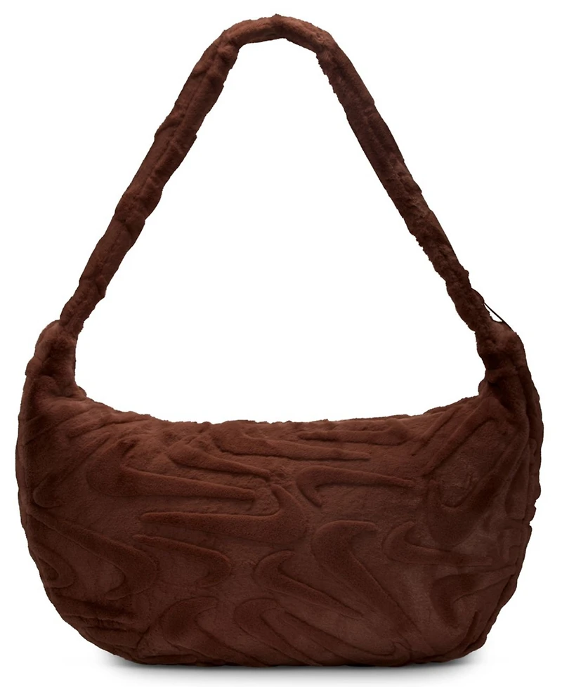 Nike Men's Sportswear Faux Fur Slouchy Bag