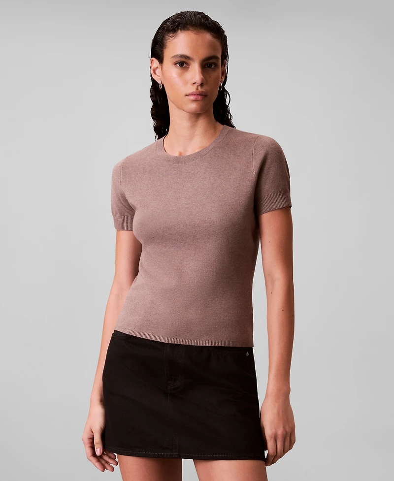 Calvin Klein Jeans Women's Tech Knit Slim Fit T-Shirt