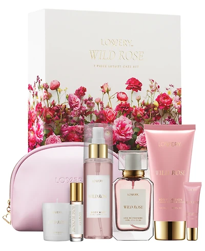 Lovery 7-Pc. Wild Rose Gift Set
