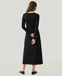 Naadam Women's Cashmino Cutout Sweater Midi Dress