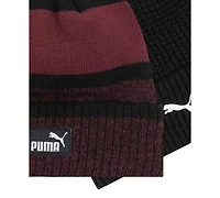 Puma Men's 2-Pack Marled Cuff Beanie
