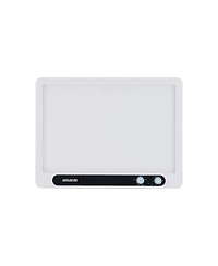 amaran Verge 26W Bi-Color Led Light Panel, White, Bundle with Base Stand and Desk Clamp Stand