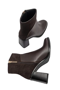 Prologue Shoes Ropa Block Heel Zip Boot (Women)