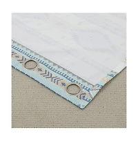 Barefoot Bungalow Phoenix Window Valance 84in x 16in + 1in Turquoise by Barefoot Bungalow