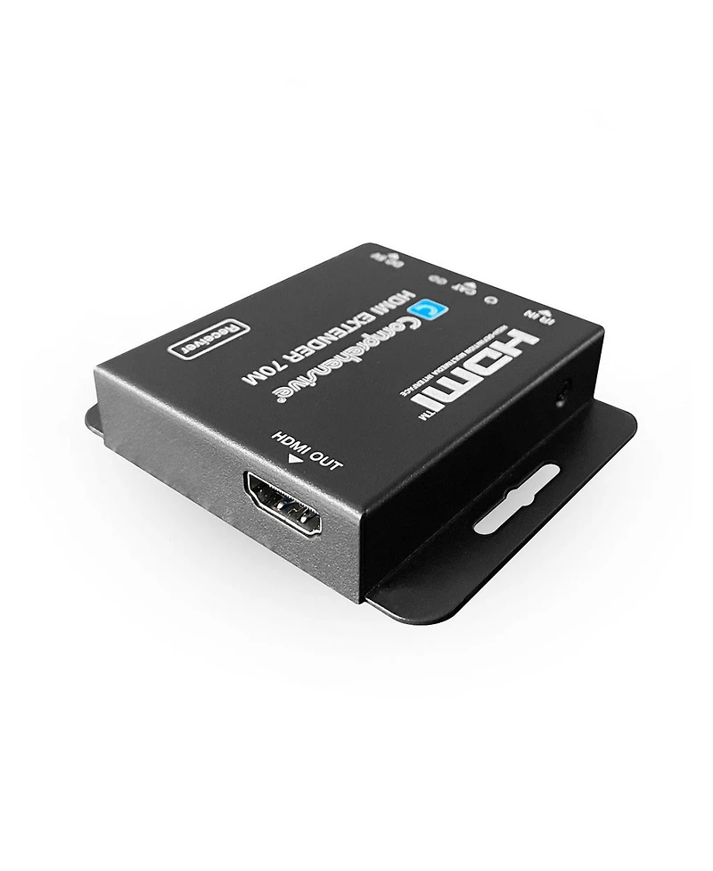 Comprehensive Hdmi Extender Up To 150' Over Single Cat5/6, Signal Rates Up to 4.95Gbps, Auto-Adjustment for Equalization