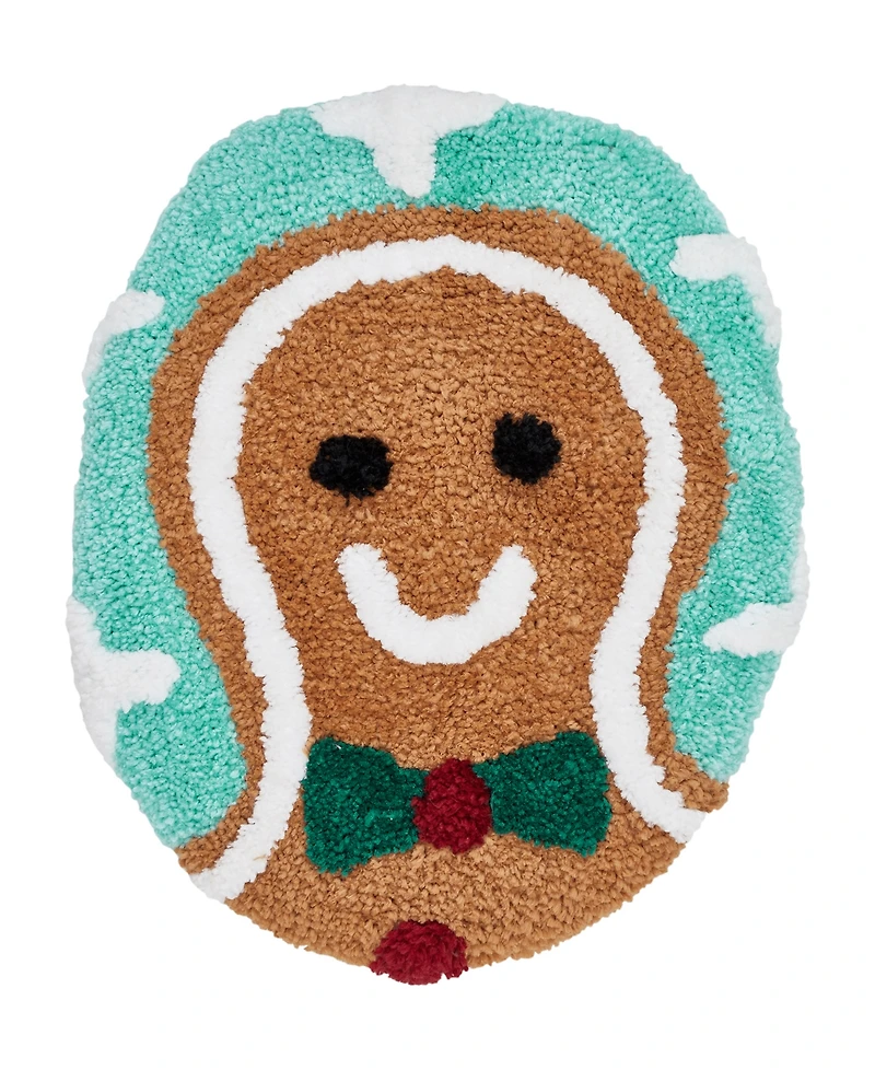 Vcny Home Gingerbread Man Holiday Bath Rug Set, 2 Count
