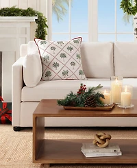 Tommy Bahama Palm Tree Trellis Decorative Pillow, 20" X 20"