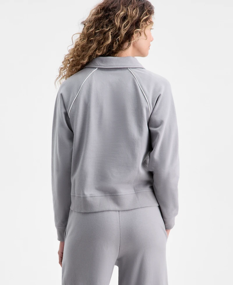 Id Ideology Women's Johnny Collar Top, Macy's Exclusive