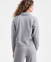 Id Ideology Women's Johnny Collar Top, Macy's Exclusive