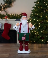 Northlight 24" Santa's Workshop Elf Animated Standing Christmas Figure