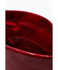 Desigual Women's Medium shiny flap bag