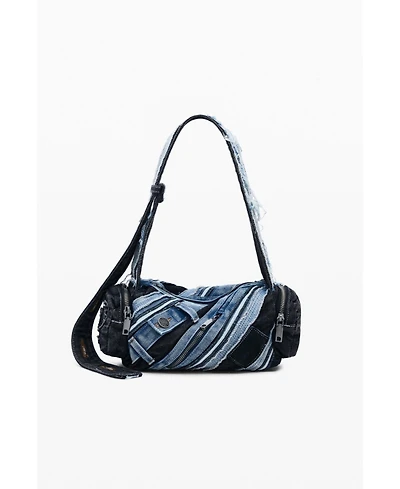 Desigual Women's Medium denim bag with patch
