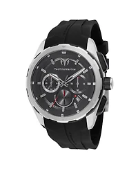 Technomarine Men's Tm-318098 Ocean Quartz Chronograph Black Dial Watch