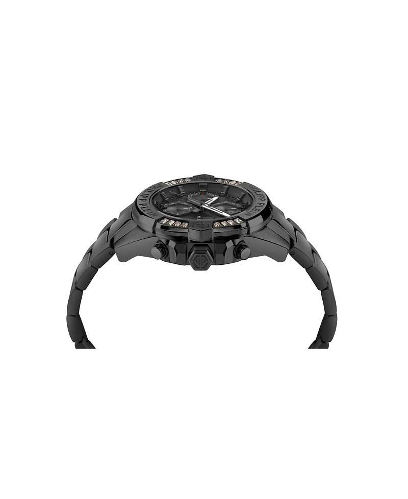Philipp Plein Men's Black Stainless Steel Watch