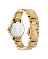 Philipp Plein Women's Gold Tone Stainless Steel Watch, 23mm