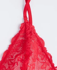 I.n.c. International Concepts Women's 2 Pc. Stretch Lace Chemise and Thong, Created for Macy's