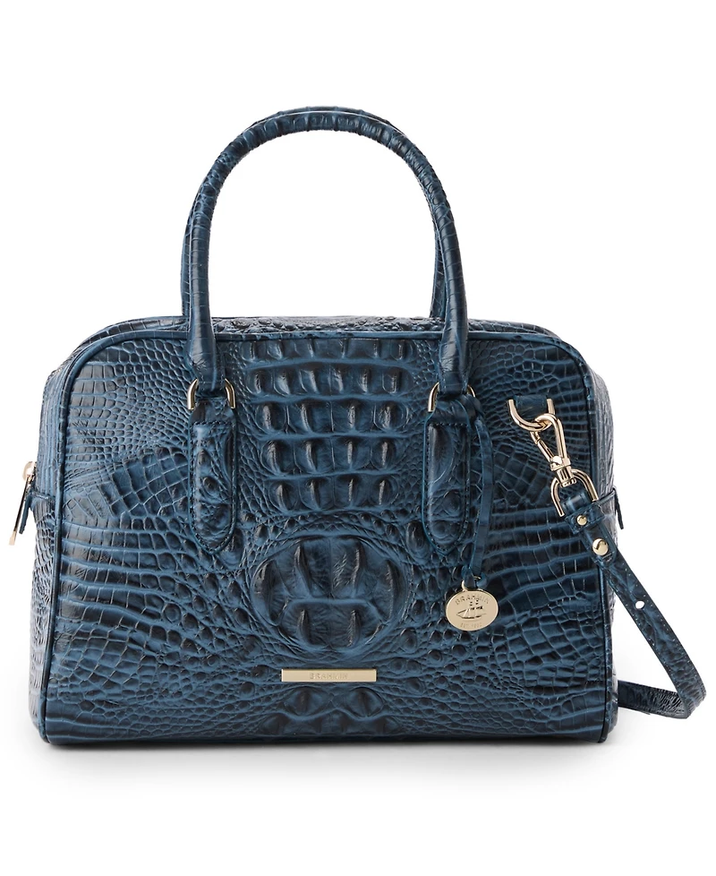 Brahmin Marissa Small Alden Road Leather Satchel Bag